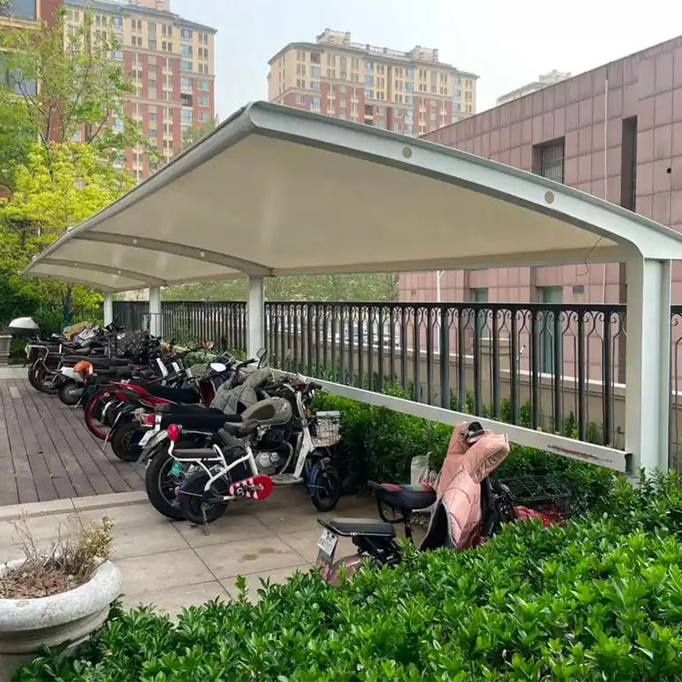 赵县膜结构电动车棚