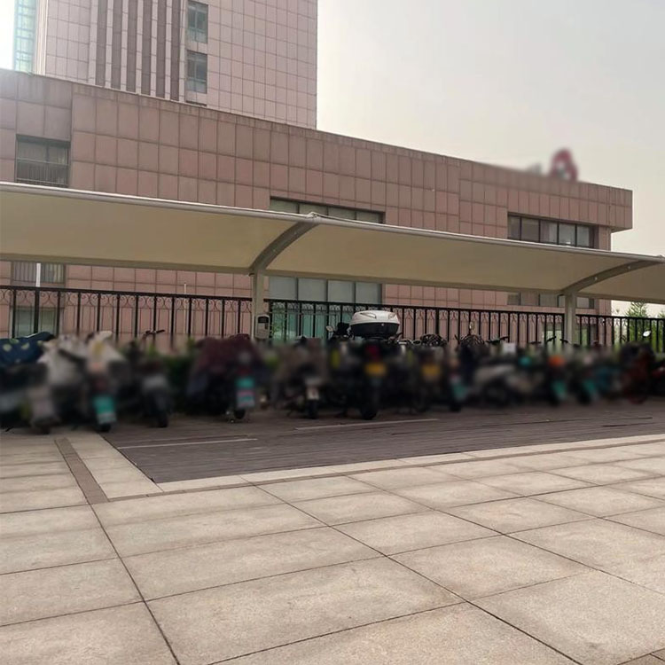 赵县膜结构电动车棚